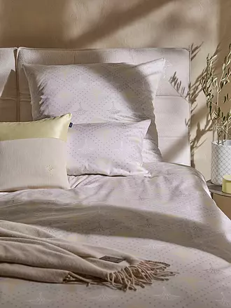 JOOP | Linge de lit en satin CORNFLOWER CHARM 70x90 / 140x220cm Stone | creme